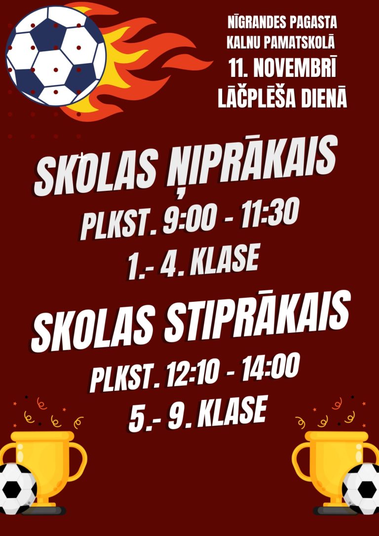 Skolas “Ņiprākais” un “Stiprākais”