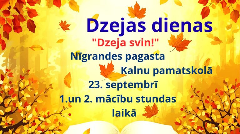 Dzejas diena “Dzeja dejo!”