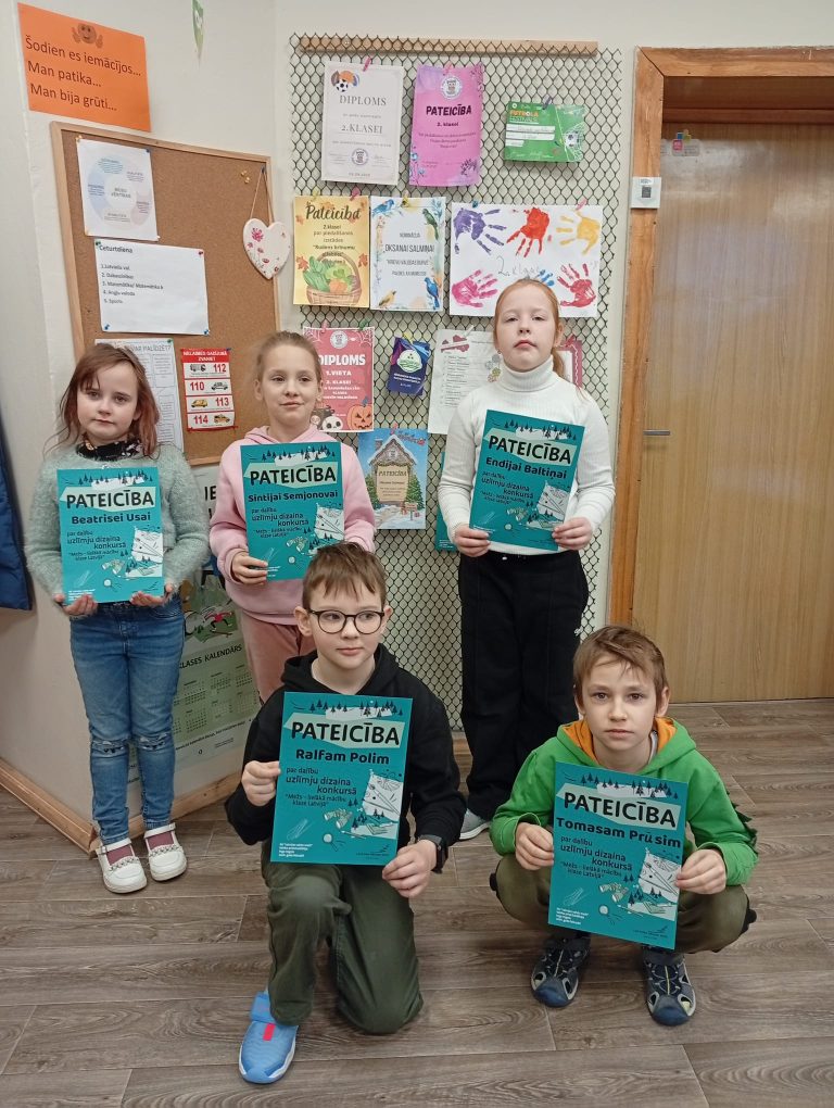 Uzlīmju konkurss Mežs – lielākā mācību klase Latvijā”
