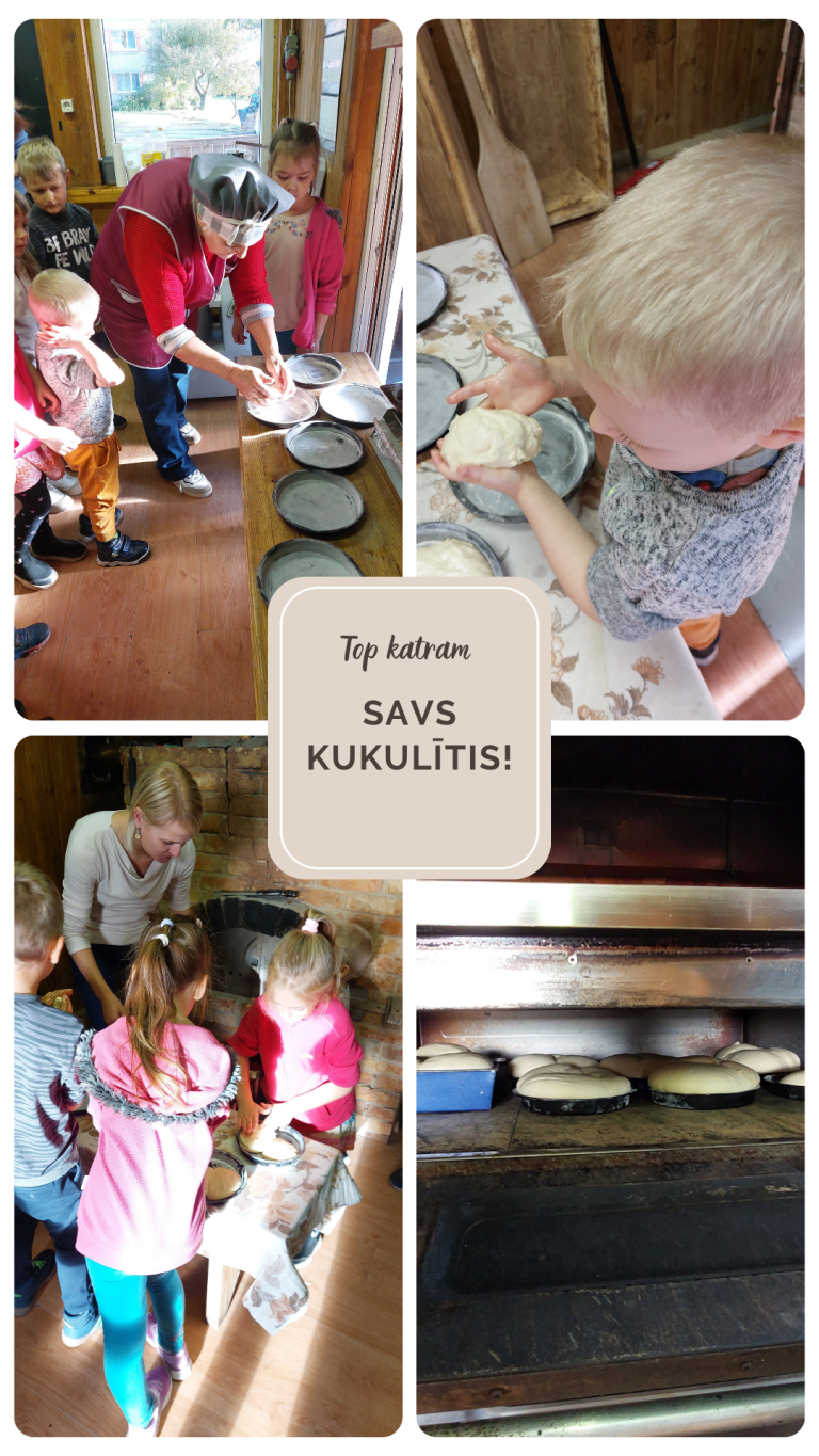 Ekskursija pie maizes cepējiem