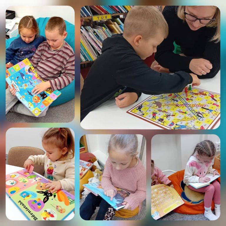 Nodarbībā Nīgrandes pagasta bibliotēkā.